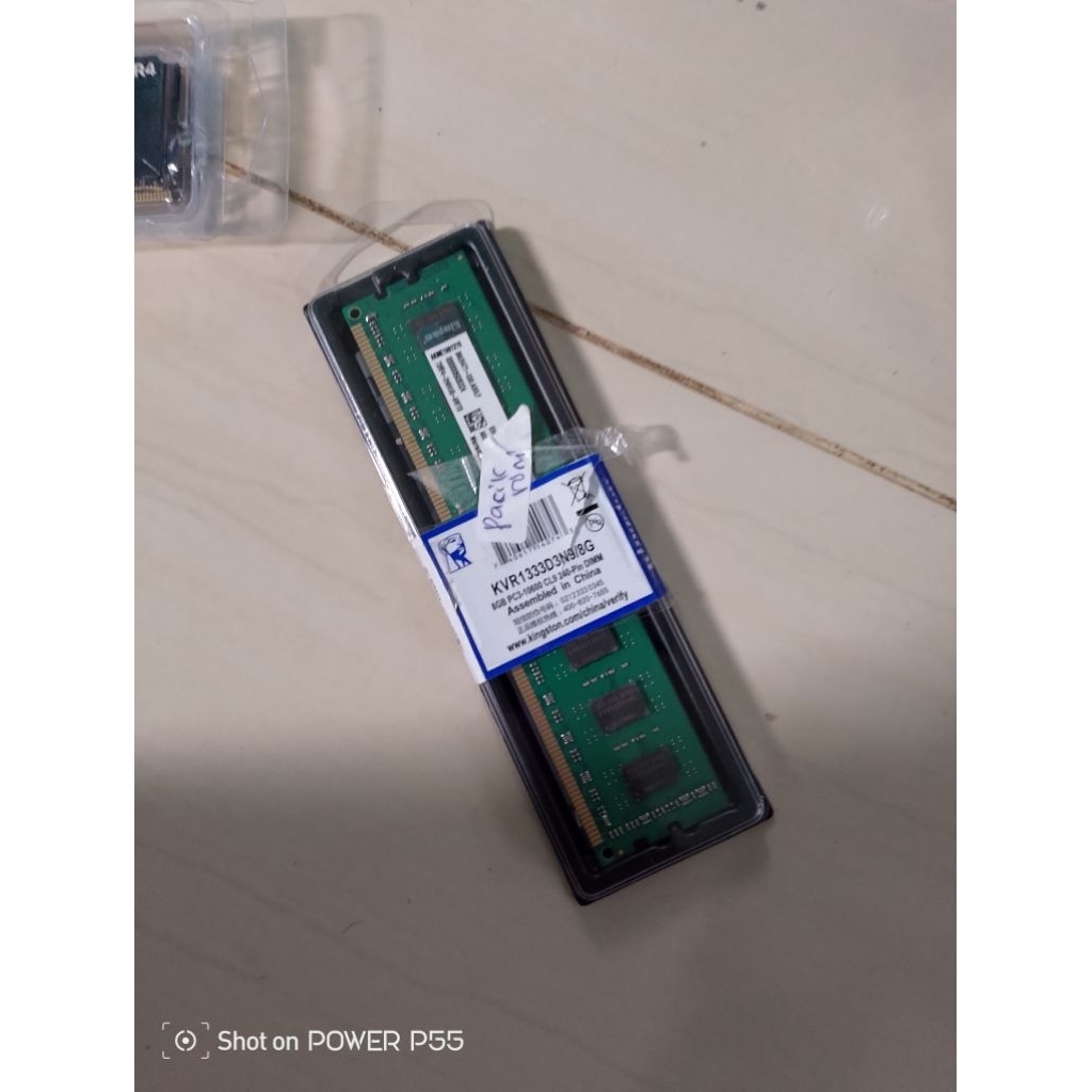 RAM 8GB DDR3 SDRAM (KVR1333D3N9/8G)
