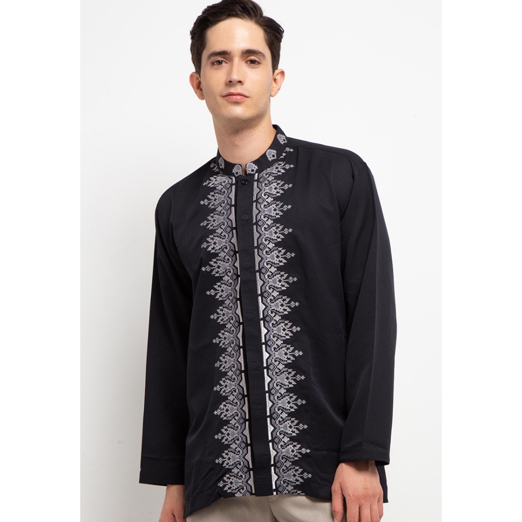 Arjuna Weda Koko Pria Motiif Goemetris