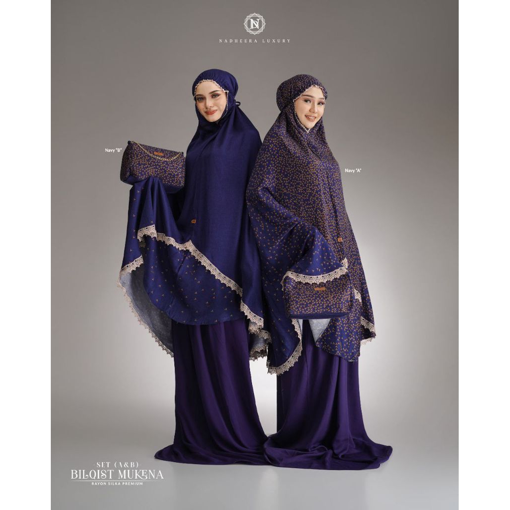 Bilqist Mukena By Nadheera Luxury | Mukena Rayon Premium