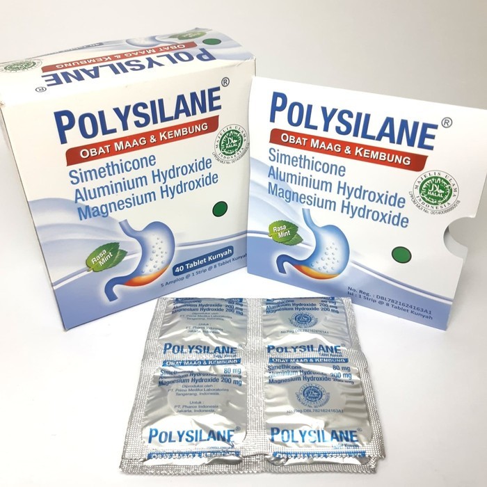 Polysilane Cair Sirup Obat Maag 100mL Polisilen Obat Lambung Obat Sakit Maag Obat Maag Sirup