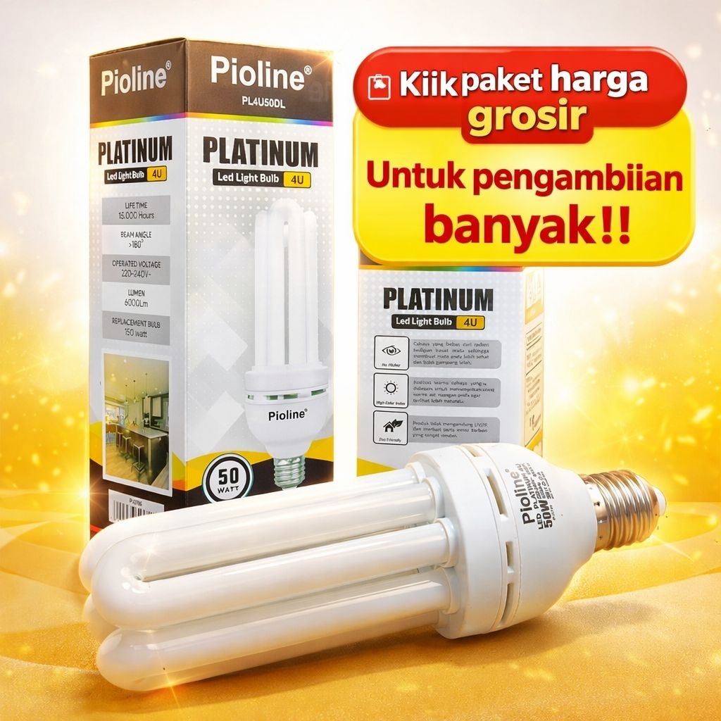 LAMPU PLC LED 4U PIOLINE 40W & 50W