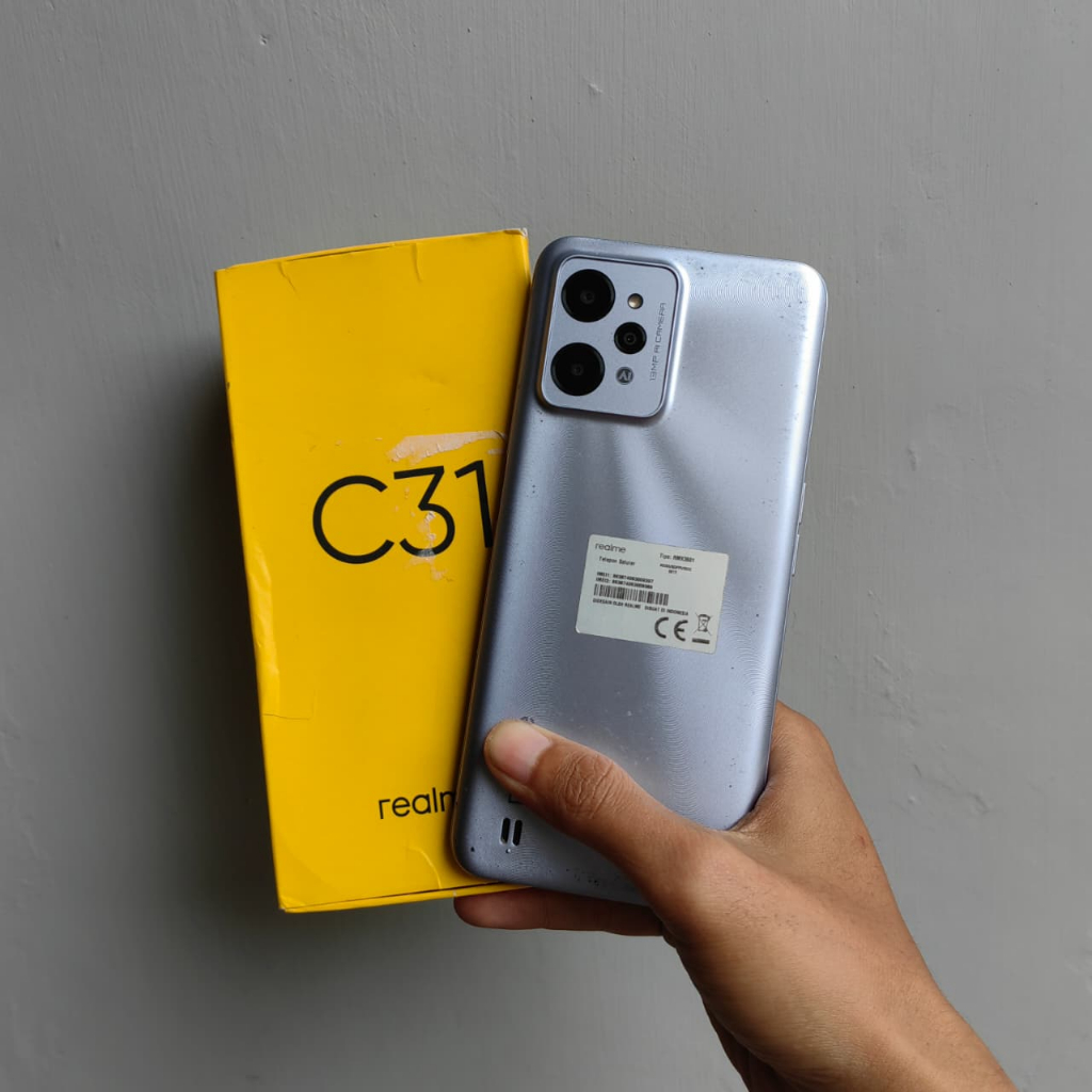 REALME C31 3/32GB SECOND ORIGINAL GARANSI RESMI