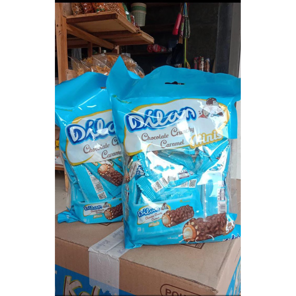 DILAN COKLAT CRUNCHY MINI BAG isi 25pcs