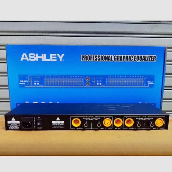 EQUALIZER ASHLEY MQX 215 OUTPUT SUB ORIGINAL 2x15 BAND MQX215 ORI