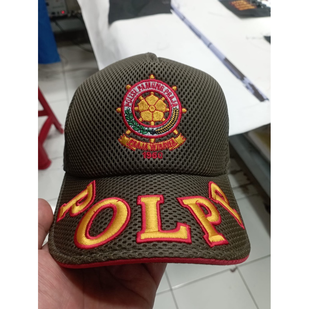 Topi Logo POLPP Jaring