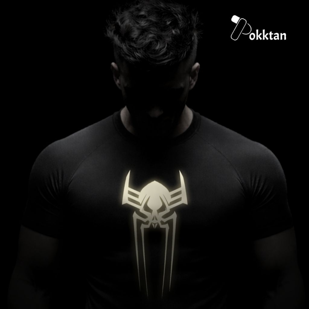 [REFLEKTIF] Kaos Olahraga Compression Shirt Reflektif "Spiderman ATSV" Gym Pria