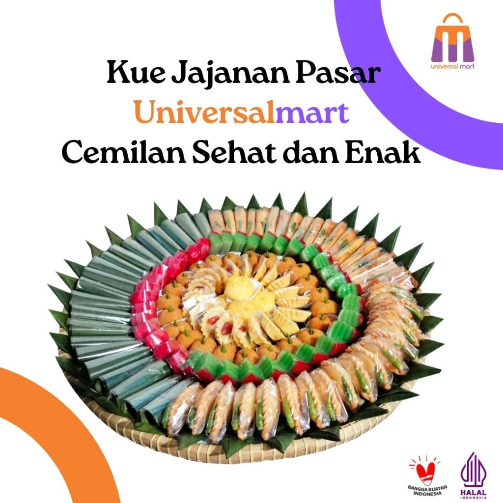 Kue Tampah Kue Jajanan Pasar Kue Tradisional Paket isi Bervariasi