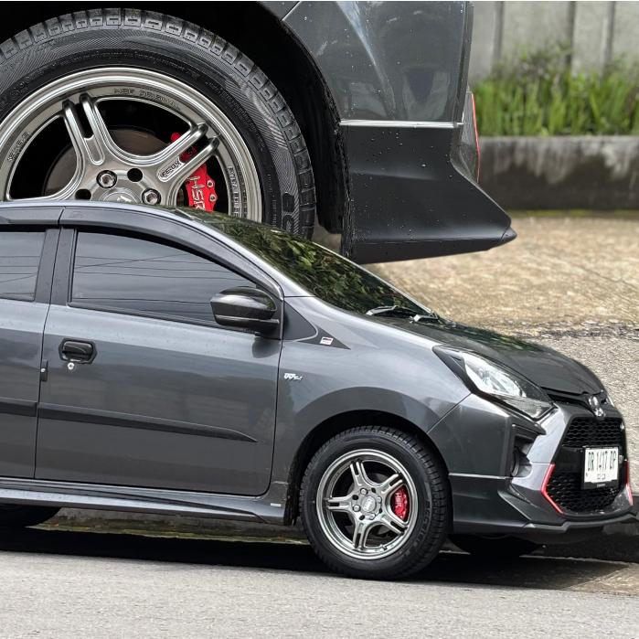 Paket Velg Plus Ban Hsr Fe04 Ring 15 untuk mobil brio agya ayla calya jazz sigra dll