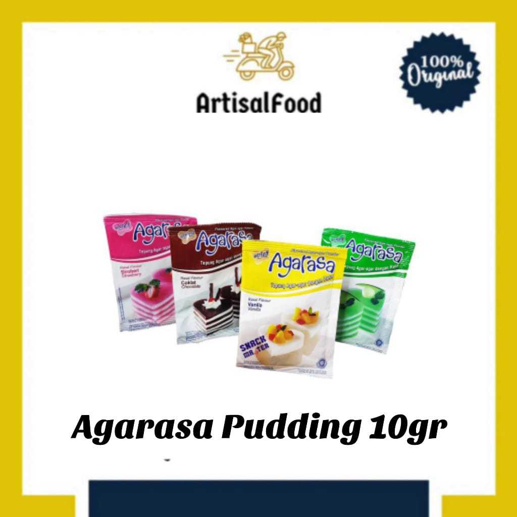 (1 PCS) AGARASA Puding Vanila 10gr