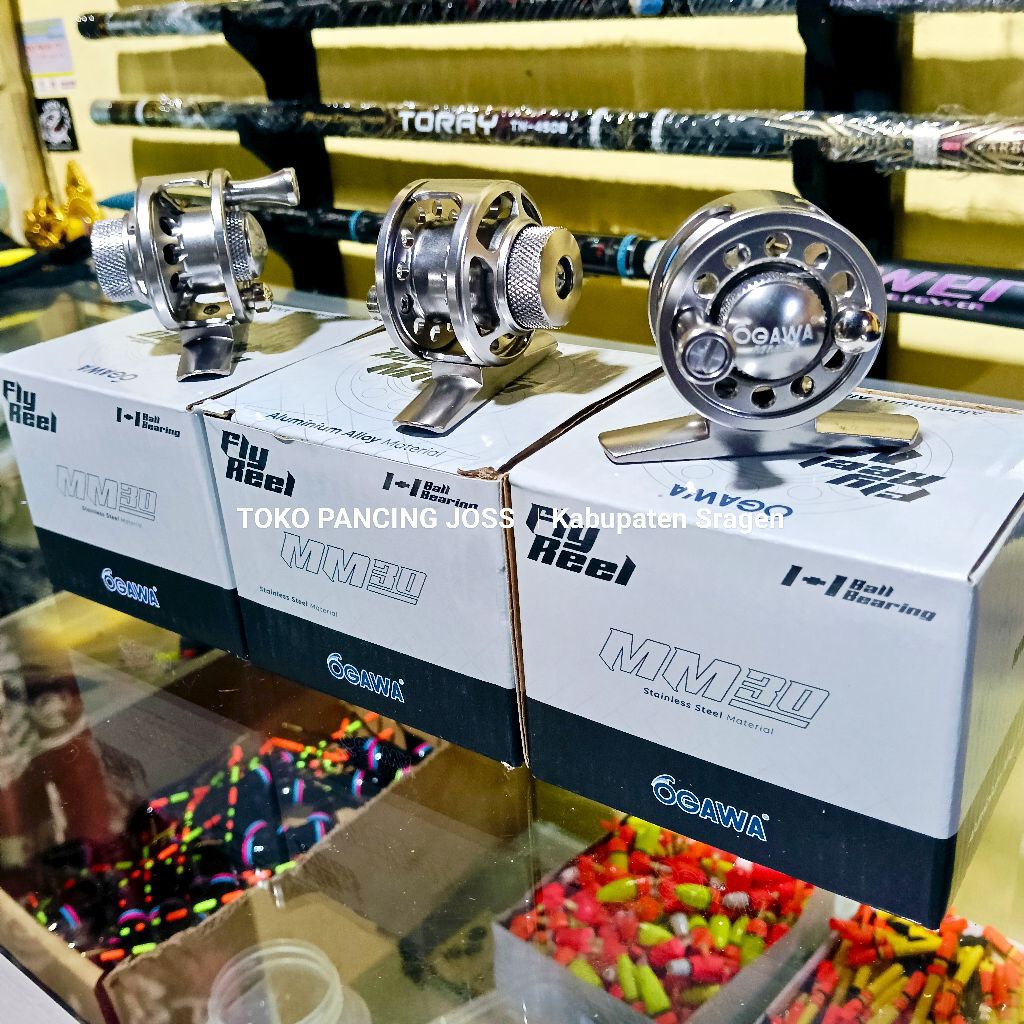 REEL TOKOS OGAWA METAL D30 reel mini bahan metal anti karat