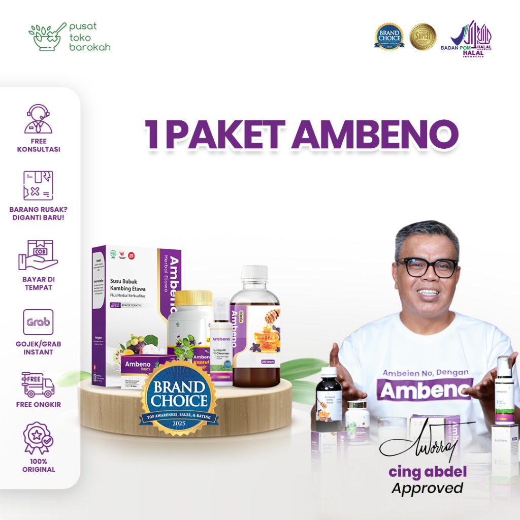 Ambeno - Madu Ambeno 1 Botol | Madu Bantu Atasi Ambenien dan Wasir Original