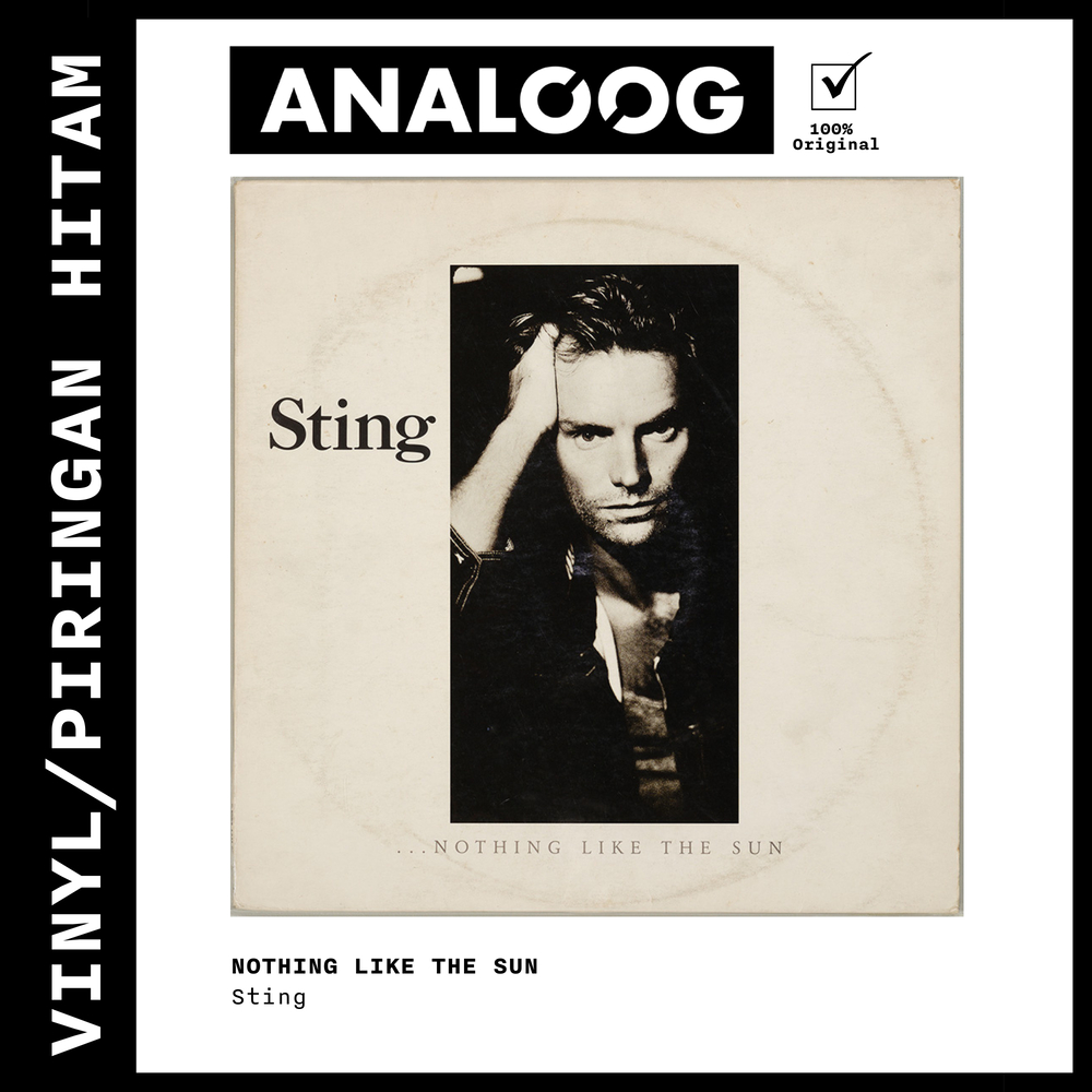 (VINYL/PIRINGAN HITAM) - STING - NOTHING LIKE THE SUN.