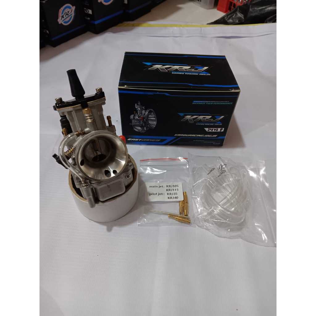 Karburator Karbu PWK 24 V2 Fiz R Force 1 Sudah Bubut Untuk Intake Kecil by KRJ Karbu Racing Jogja