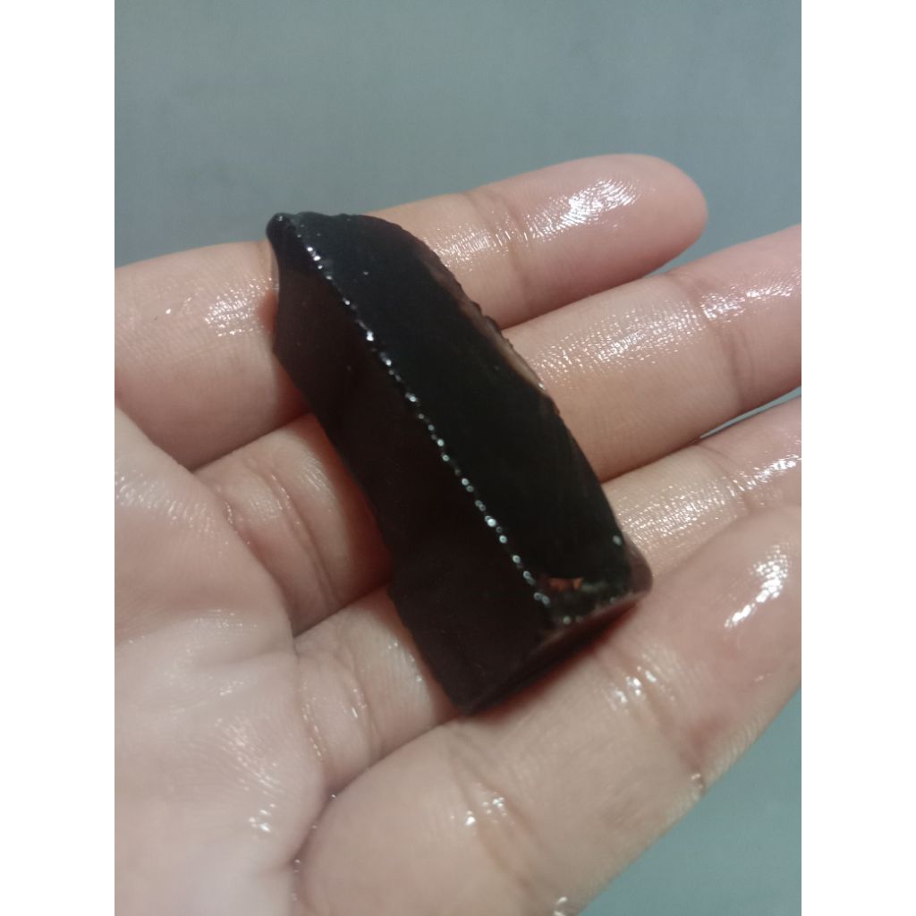 Rough Bahan Kecubung Wulung / Wulung Api Baturaja HQ