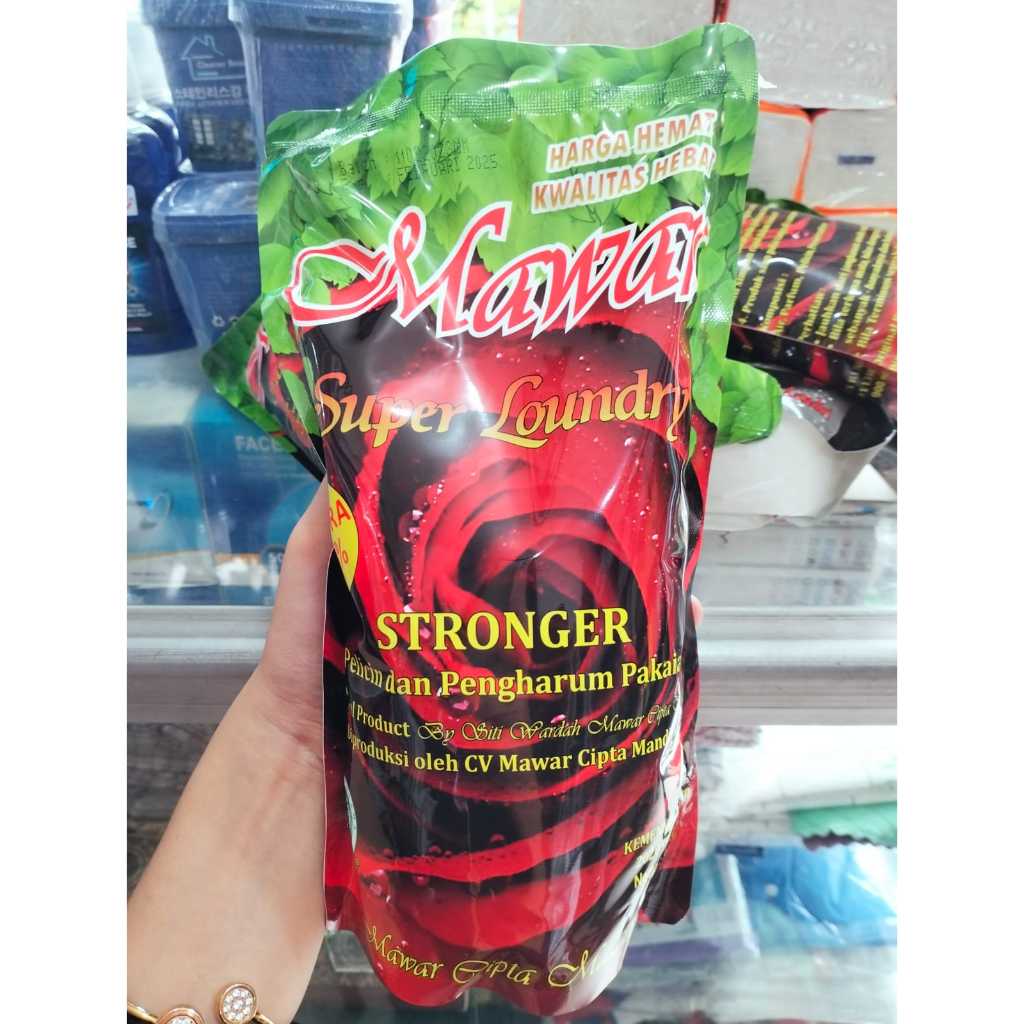 Mawar Super Laundry Pewangi Pakaian Wangi Tahan Lama