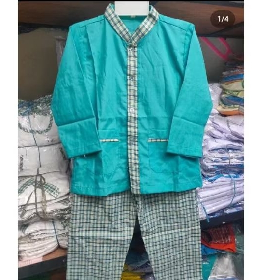 seragam muslim anak tk TPA laki laki dan perempuan