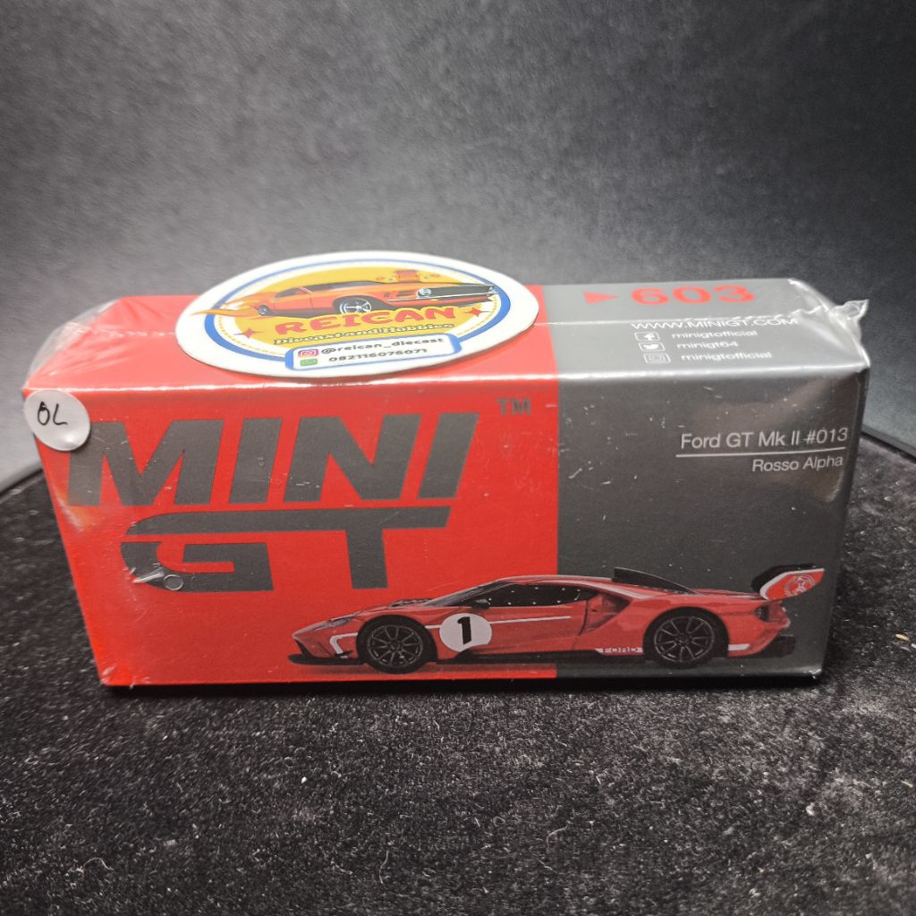 MINI GT - FORD GT MK II #013 | ROSSO ALPHA | MINI SCALE