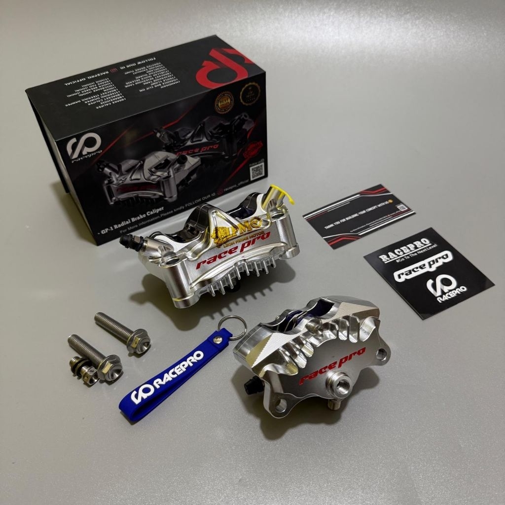 Kaliper Racepro Radial Monoblock 4 Piston Race Pro GP-1R  Nmax Aerox Vario Rx king Beat Universal