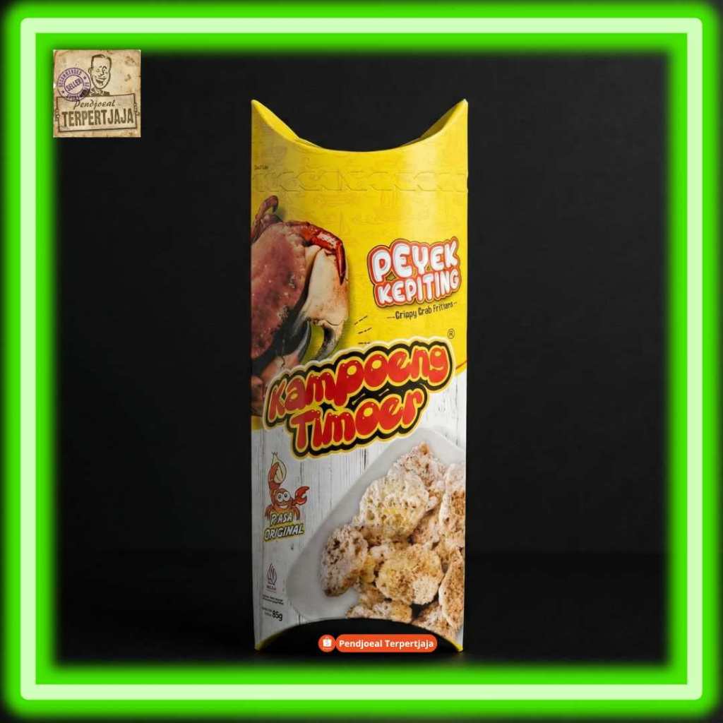 Peyek Kepiting Kampoeng Timoer Original 85gr - Oleh Oleh Khas Balikpapan Premium