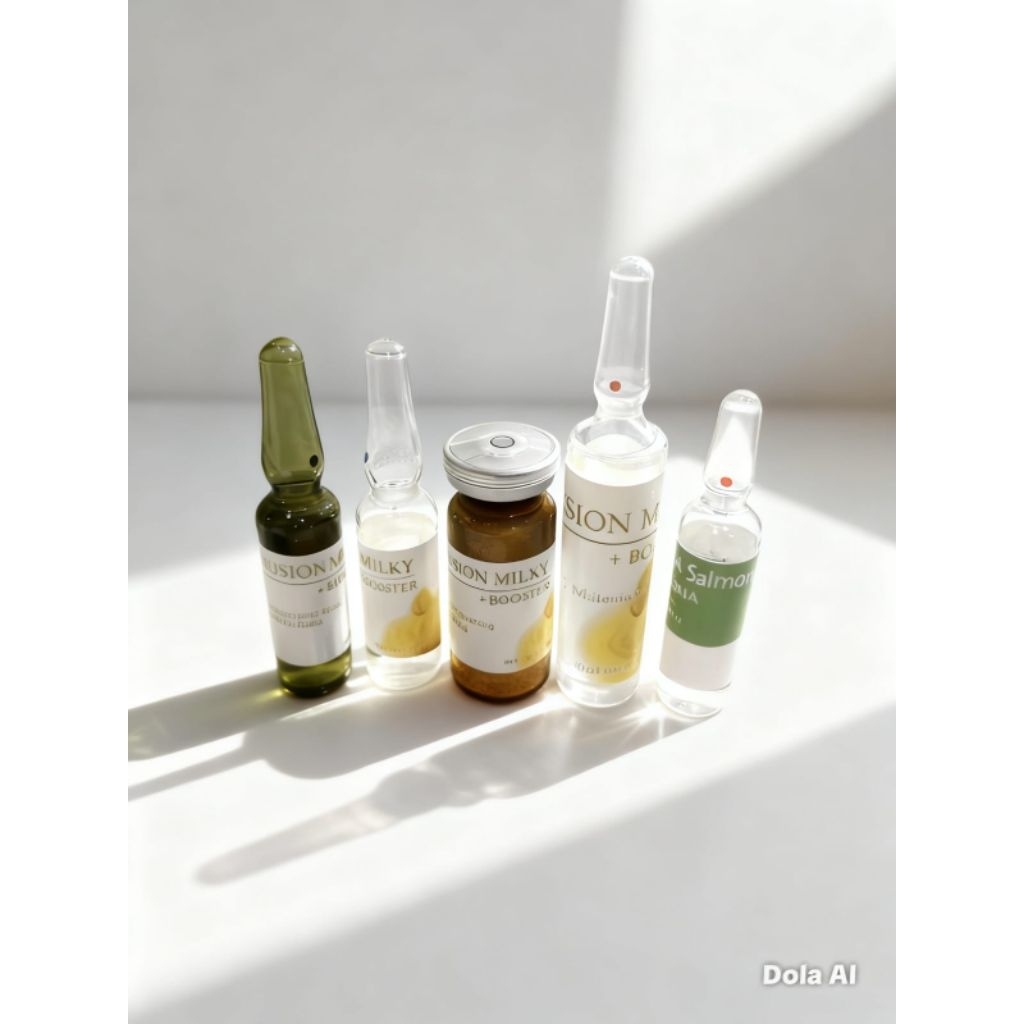 infus milky booster set alat dan dna salmon