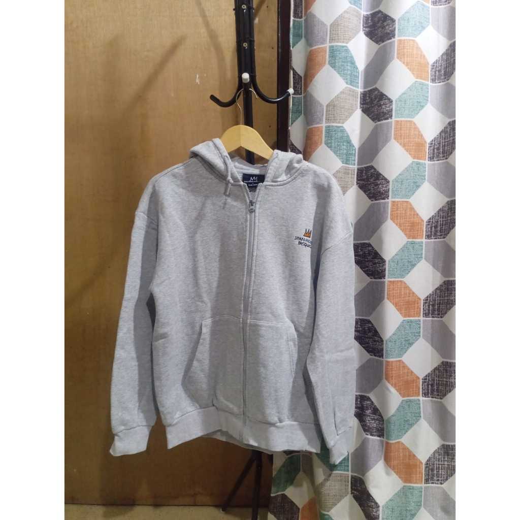 JMB Hoodie-Jaket Hoodie Brand JMB X Frank Stone Unisex Warna Abu Unisex