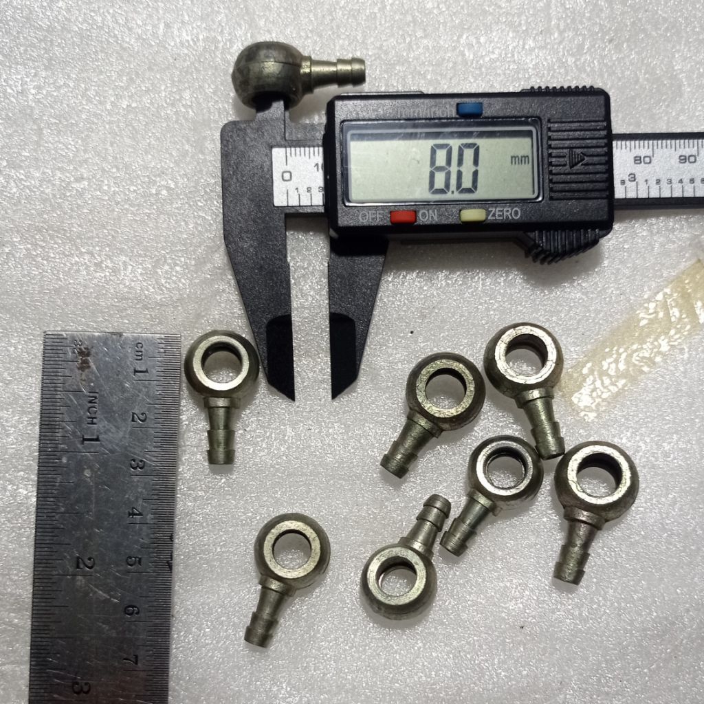 Nepel Baut Banjo 8mm 8mili Nepel Banjo Minyak Solar Universal