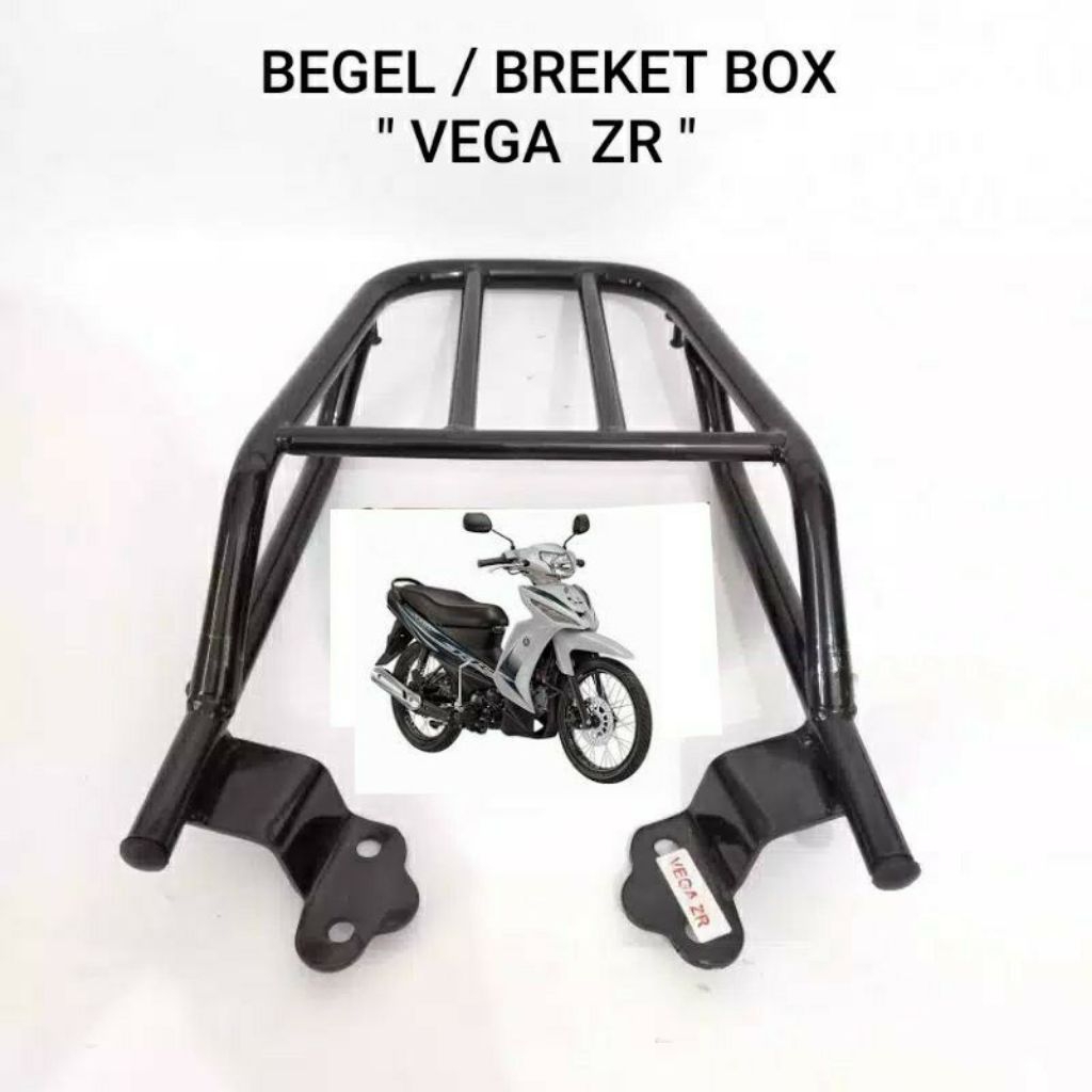 Breket Box VEGA ZR bracket Behel Breaket Braket Begel Rak Bagasi Belakang Planger plenger Pegangan J