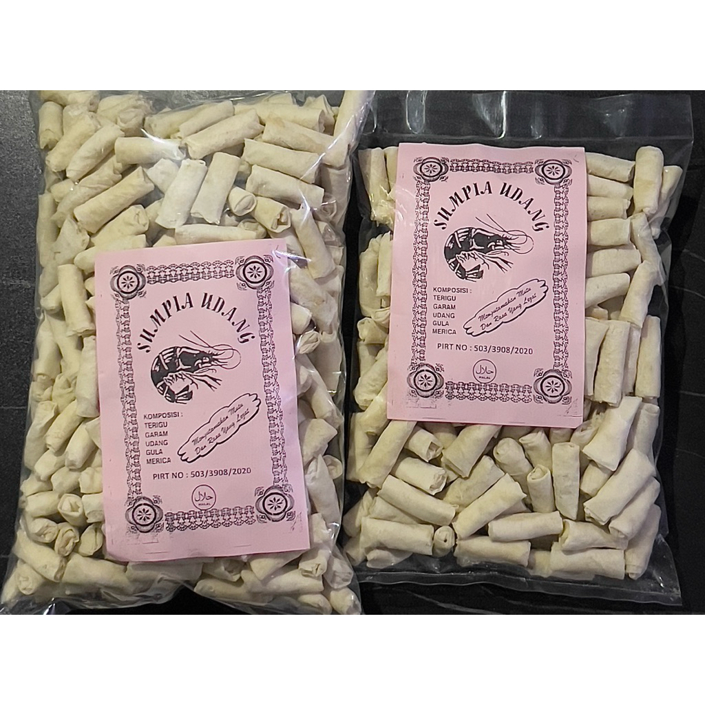 Sumpia / Lumpia Udang 100% Halal - Mentah (Belum Digoreng)