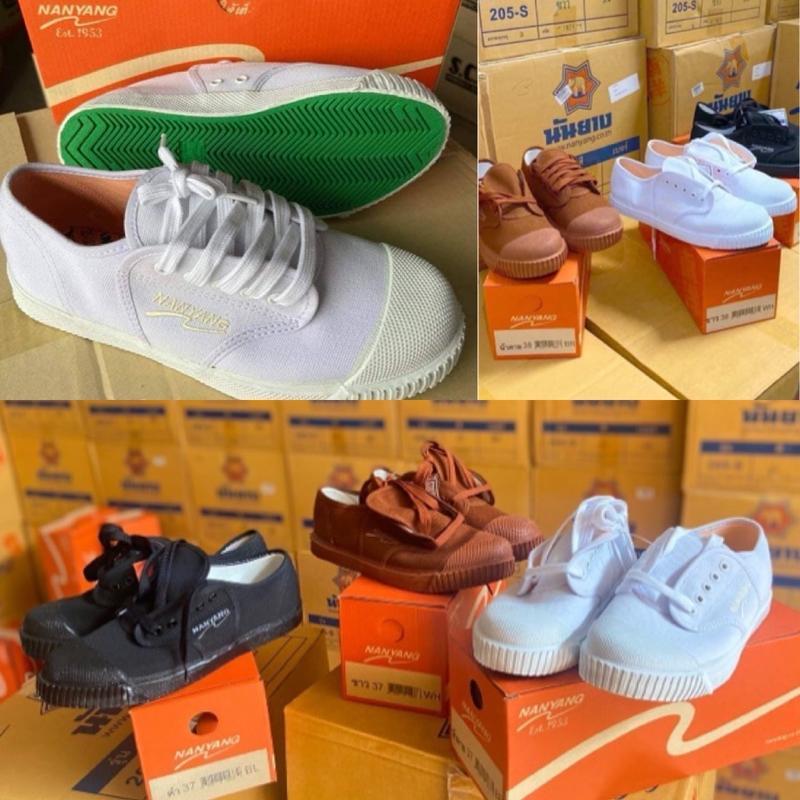 kasut nayang takraw nanyang Kasut Kasut Sukan Pelajar Hitam dan Putih Saiz 35-44 Kasut Sepak Takraw 