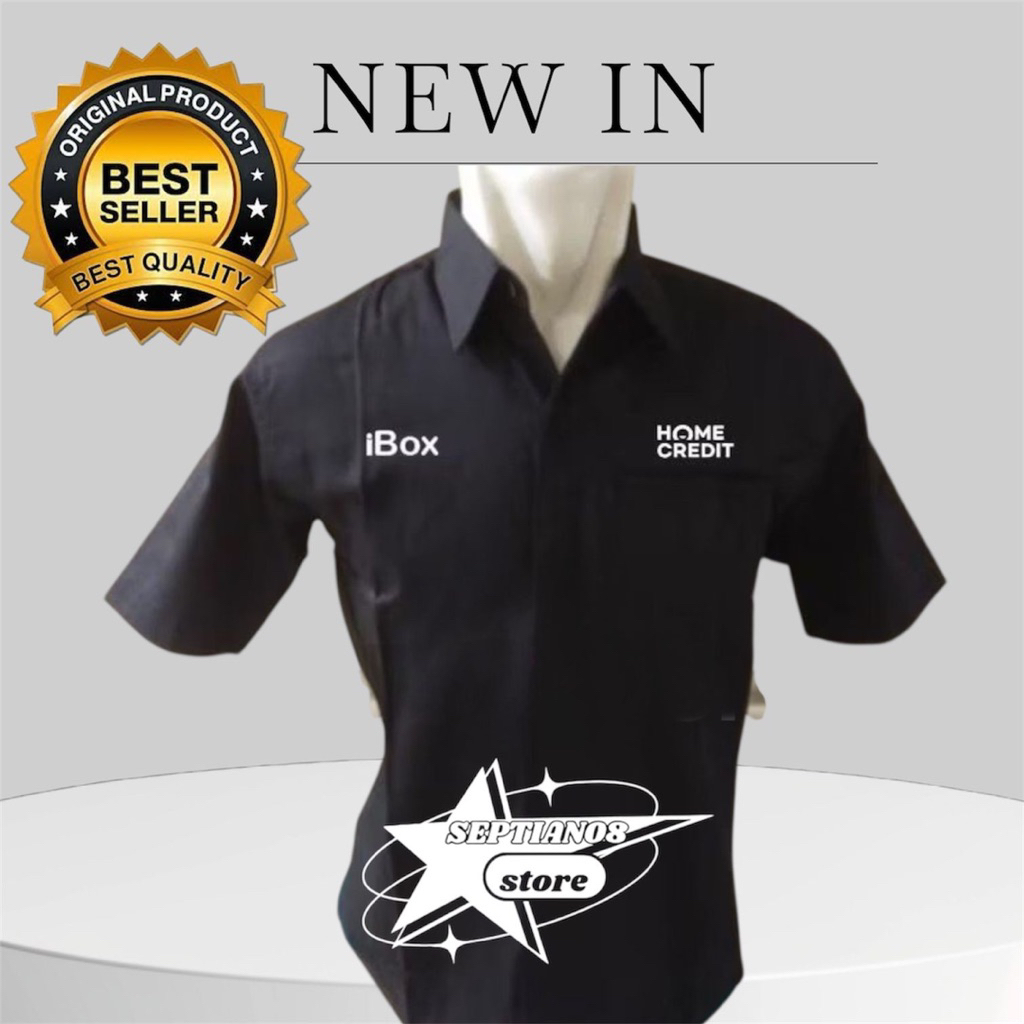 kemeja home credit blibi terbaru hitam k1