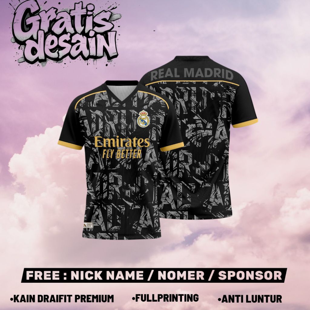 Jersey Real Madrid Hitam Terbaru 2026
