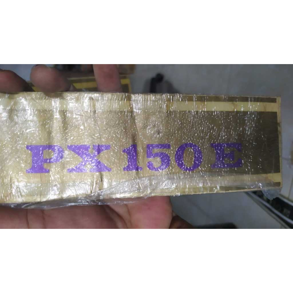 sticker decal stiker tepong kanan kiri GOLD PX150E vespa PX PXE exlusive NOS