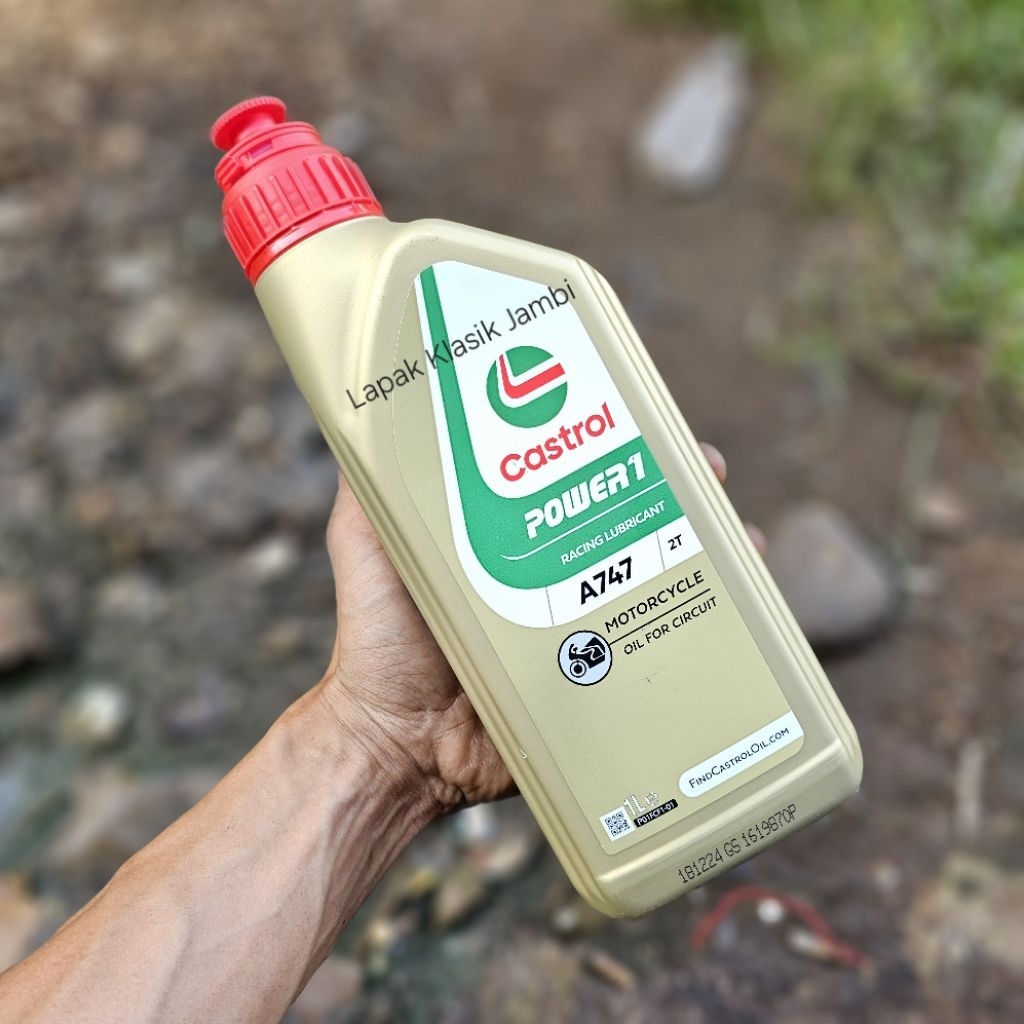 Oli Samping 2T CASTROL Power1 A747 Original Asli 1 Liter