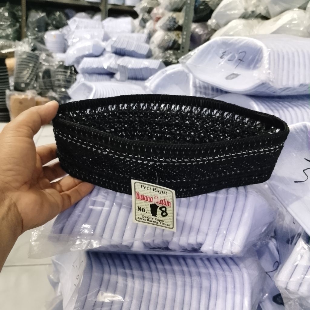 Peci Rajut gusdur Kopyah benang songkok rajutan kopyah putih peci haji busana muslim