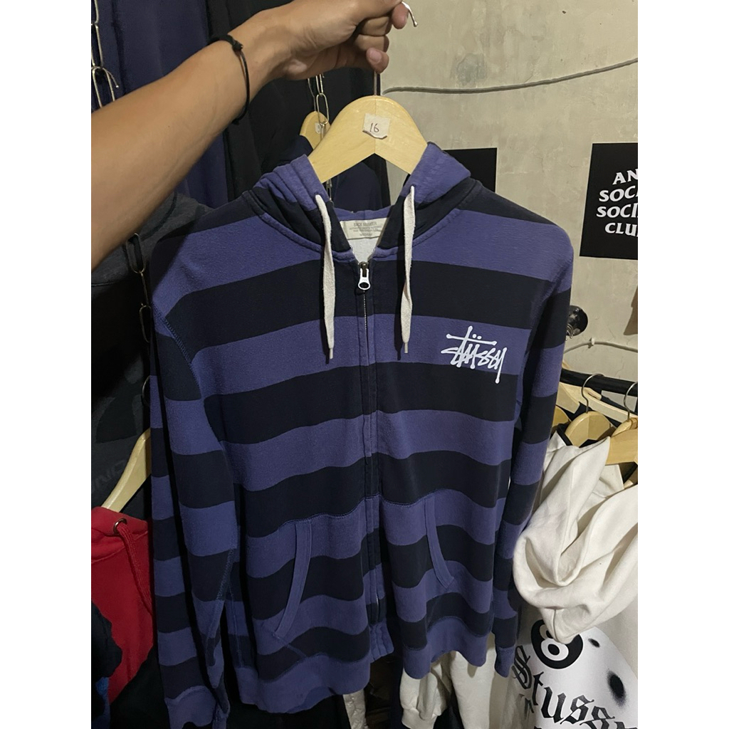 Zip Hoodie Salur STUSSY FASHION