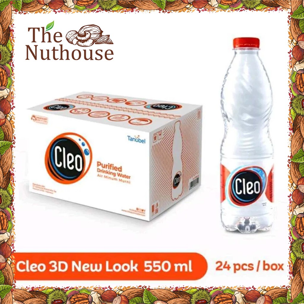 CLEO 550ml Air Minum Botol 1 dus isi 24pcs