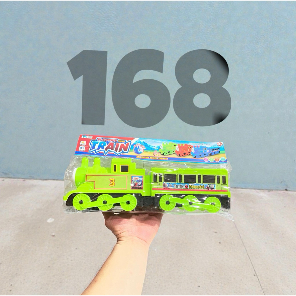 54/168 COD MAINAN MURAH ANAK KERETA MUSIK DAN LAMPU  / BISA JALAN / MAINAN KERETA/ Mainan thomas ker