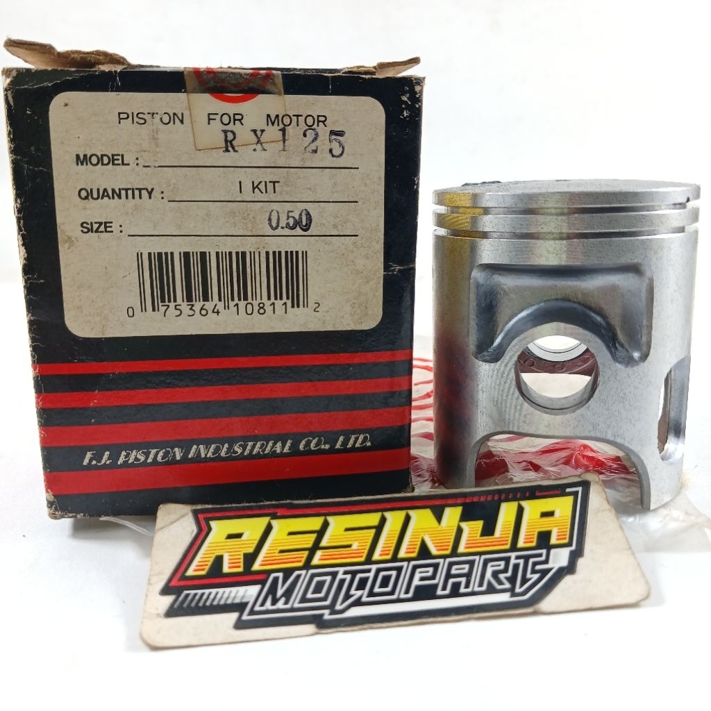 Piston Seher Yamaha RX125 RX 125 Oversize Os 50 FJ