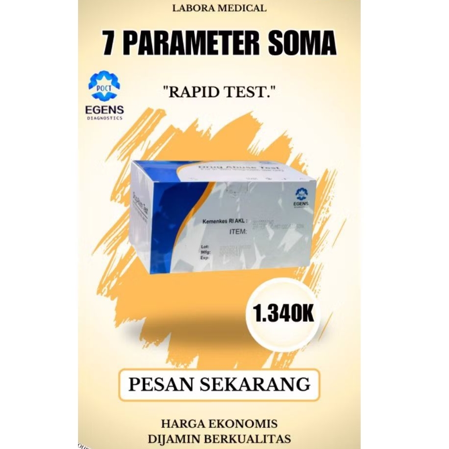 7 PARAMETER SOMA & K2 EGENS/SR 25 PCS