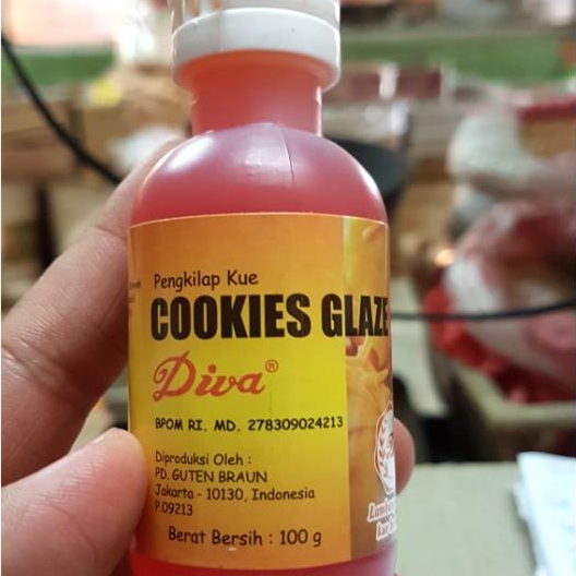 cookies glaze merk Diva
