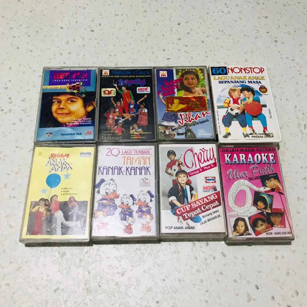 Kaset Pita Lagu Anak-Anak-Kaset Pita Original