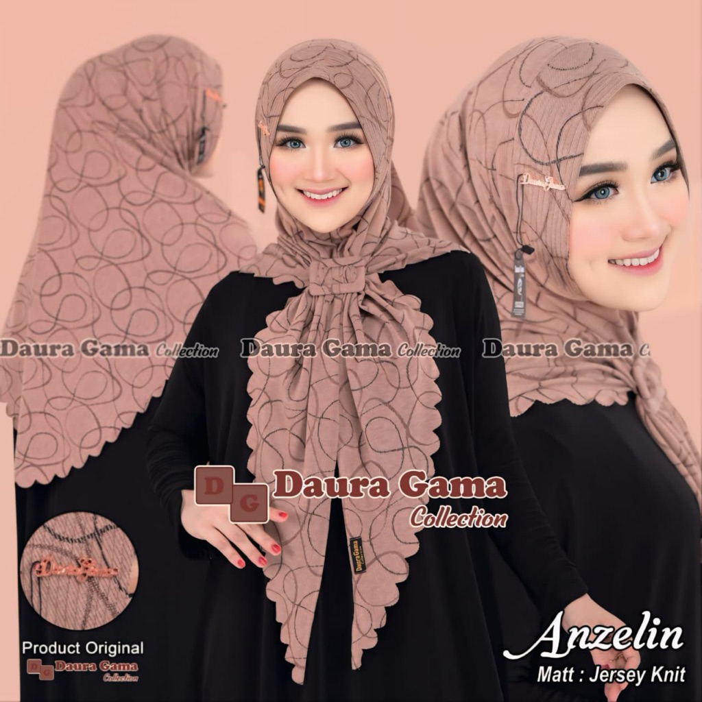 DAURAGAMA HIJAB INSTAN ANZELIN PED SABIT ORI DAURAGAMA