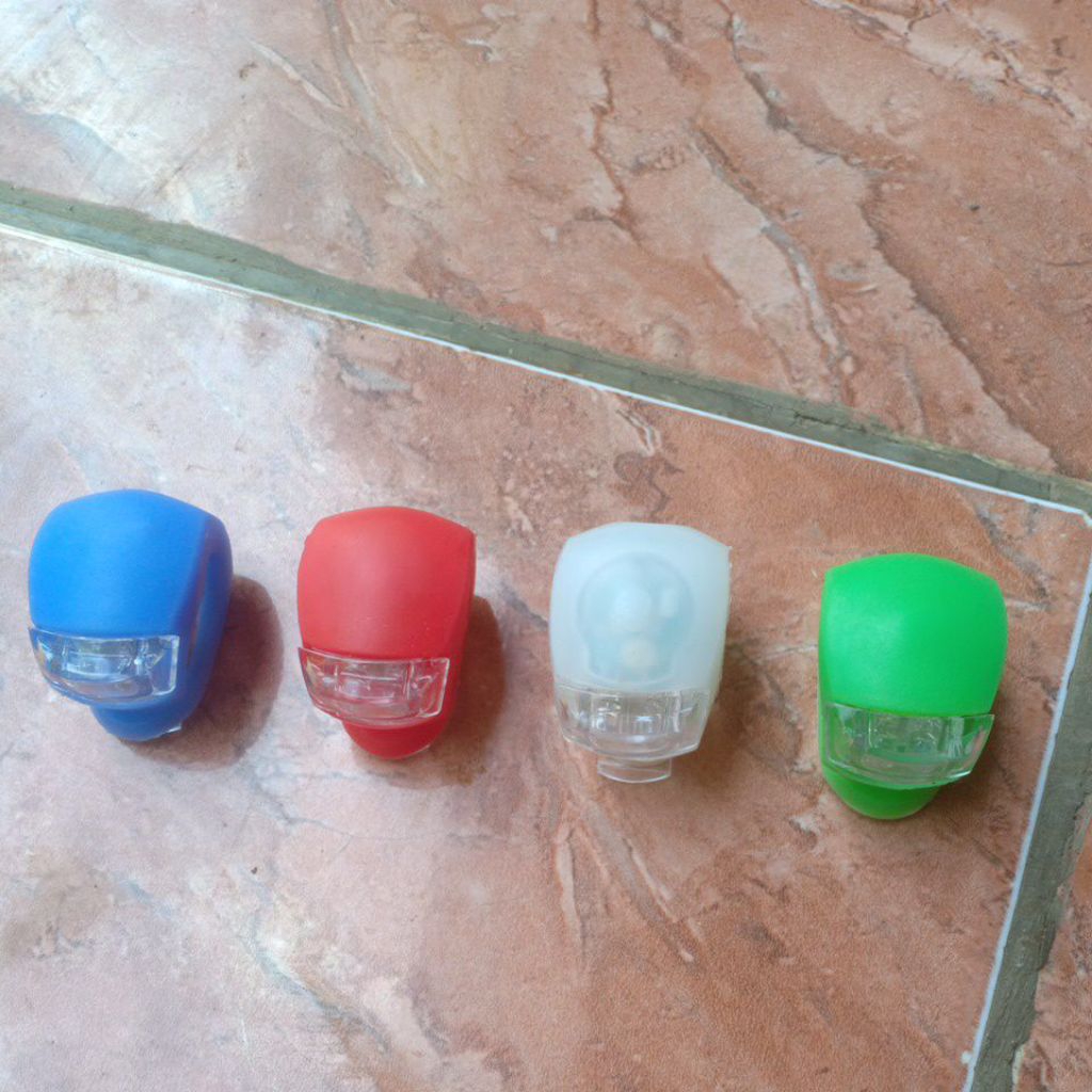 Lampu Sepeda Depan Belakang / STROBO SILICON LED