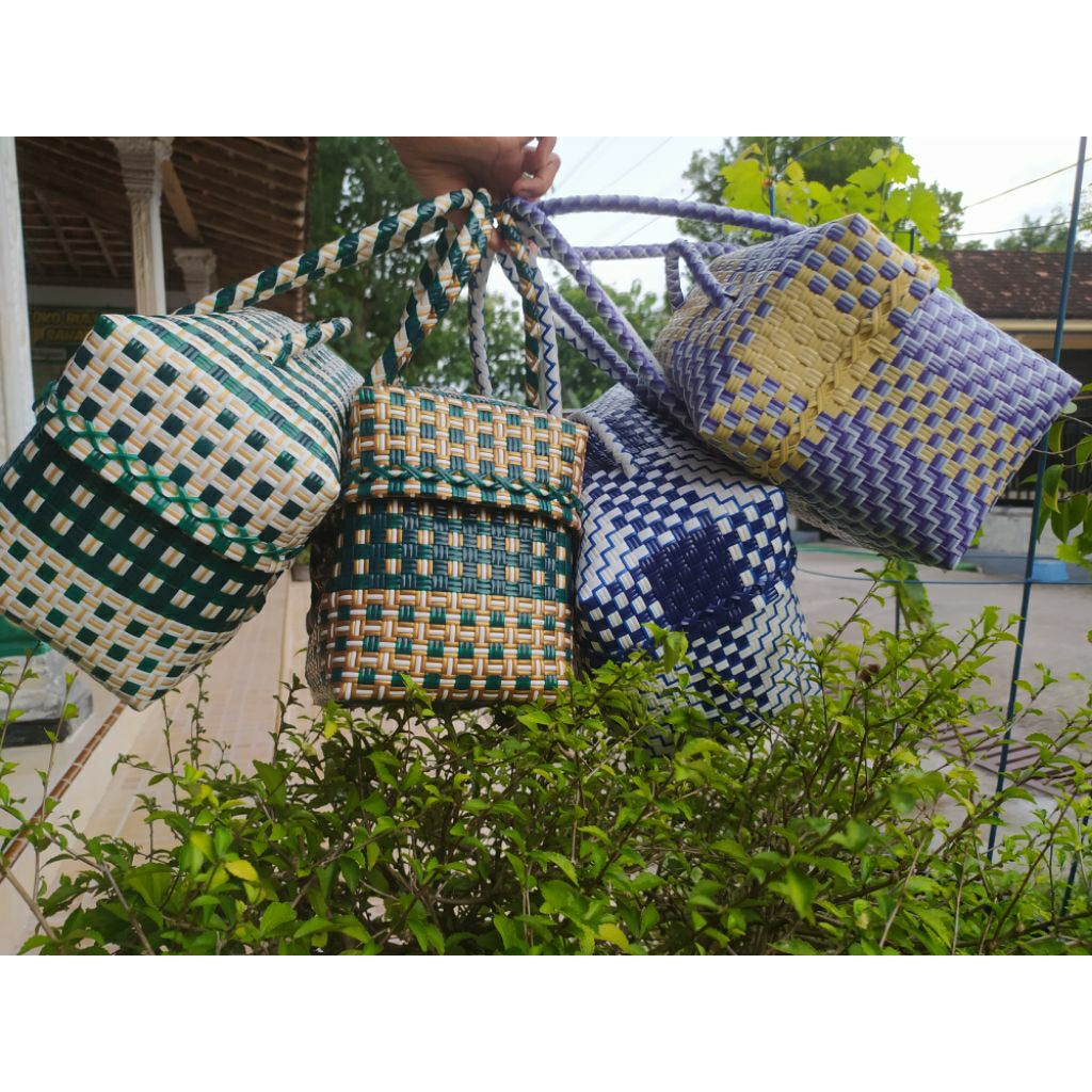 Promo Tas Anyaman Jali Aban Aban | Tas Anyaman Bahan Jali Premium | Tas Hajatan Tas Serbaguna