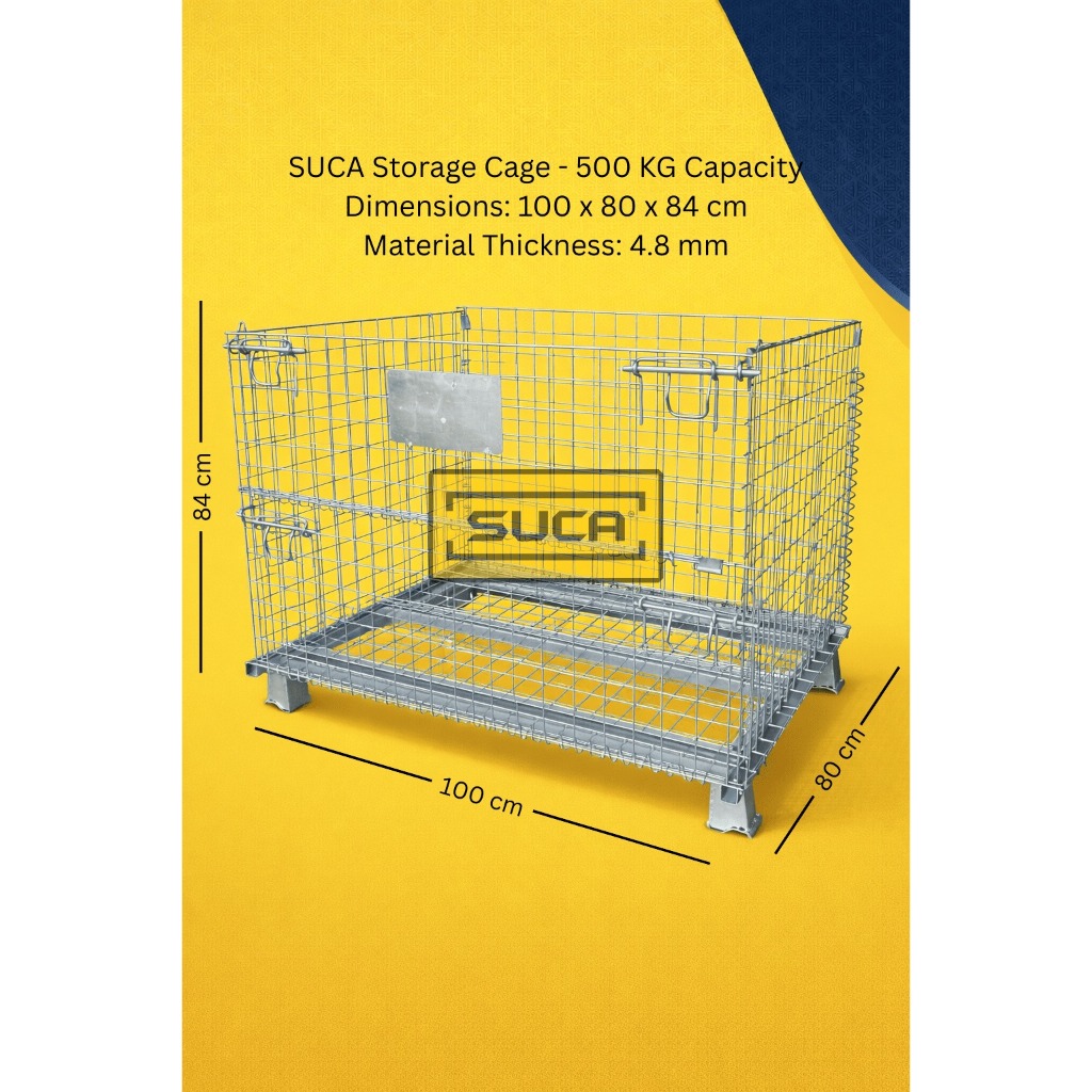 Storage Cage SUCA 500KG / Wire Mesh Pallet SUCA