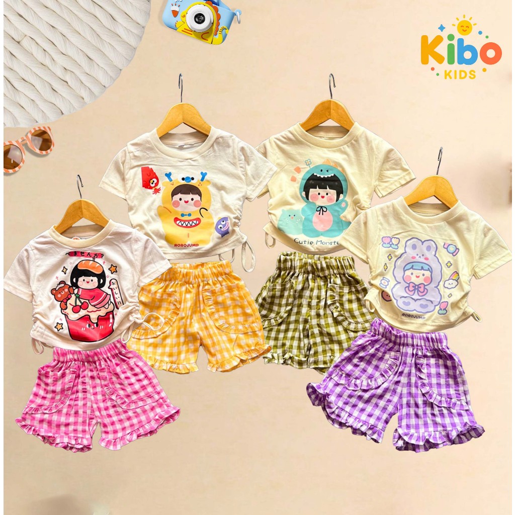 Kibokids | mochi I baju cewek 1 set | baju anak 1 set| baju anak cewek | baju anak balon