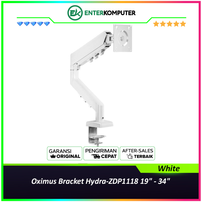 Oximus Bracket Hydra-ZDP1118 White 13" - 27" / Bracket Monitor