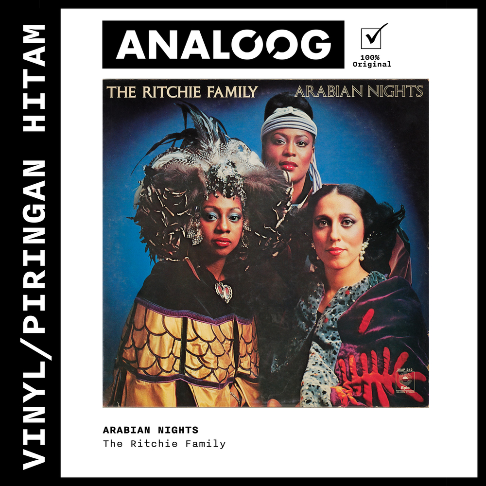 (VINYL/PIRINGAN HITAM) - THE RITCHIE FAMILY - ARABIAN NIGHTS.