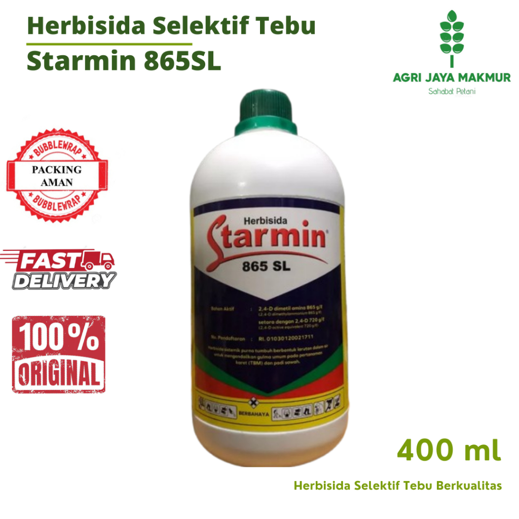 HERBISIDA SELEKTIF TEBU STARMIN 865 SL 400ml