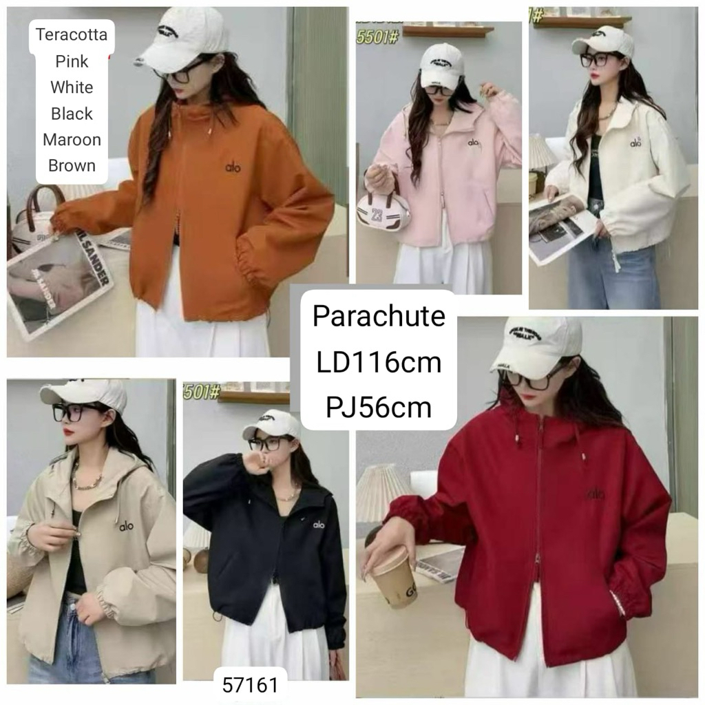Elizabethgrosir1 Jaket Parasut Hoodie Tebal Full Furing Mewah Original Tahan Air Anti UV Lengan Panj